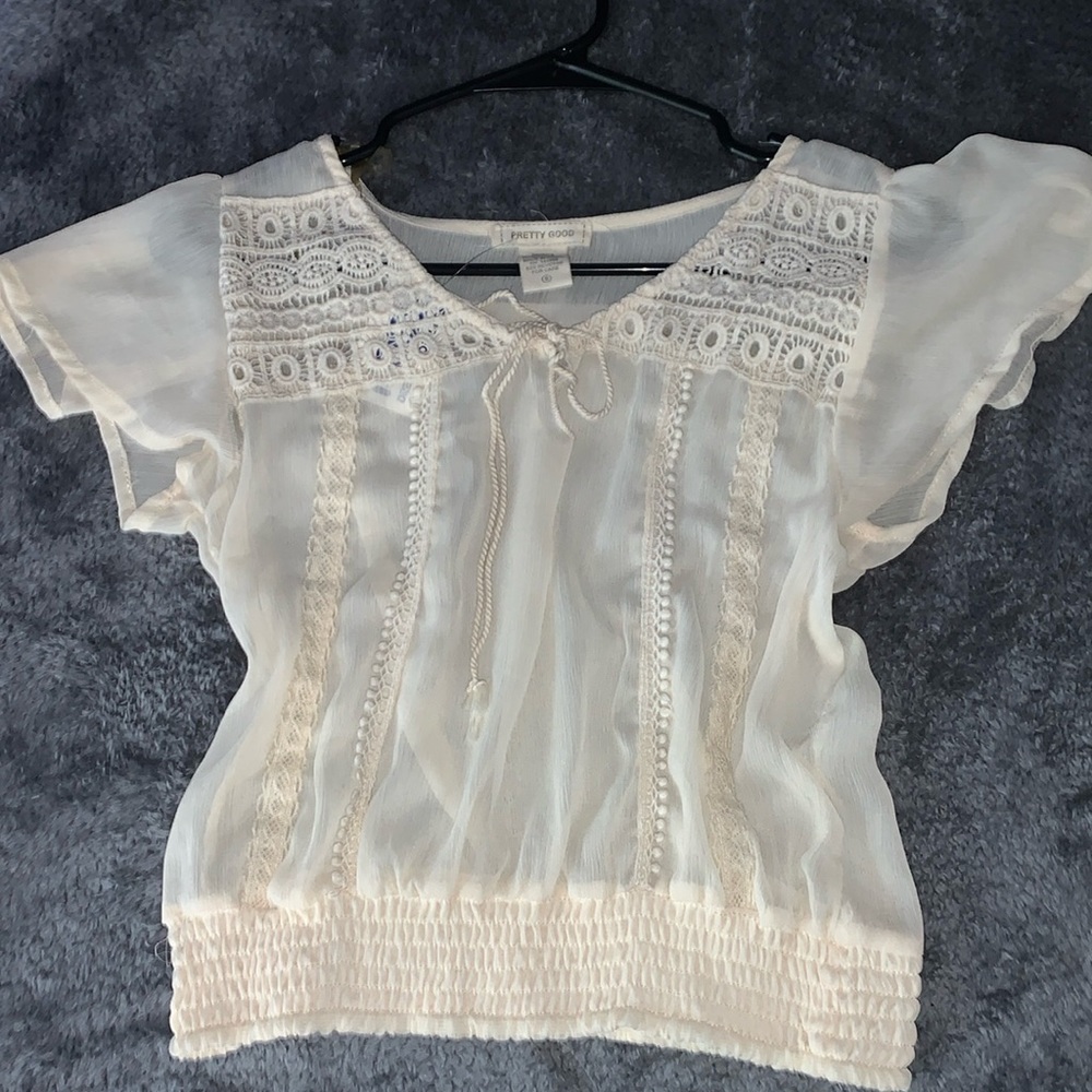 White transparent shirt